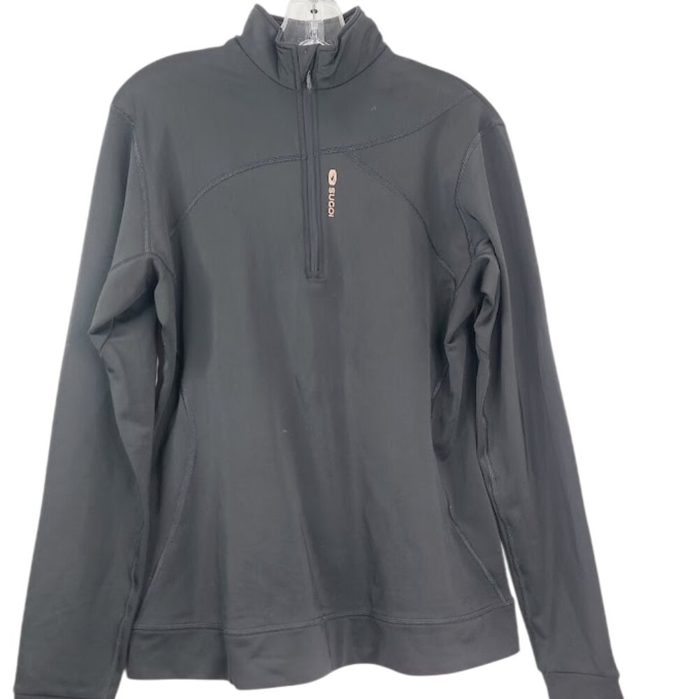 Sugoi Men's Black Half Zip Long Sleeve Outdoor Athletic Training Jacket‎ Size L